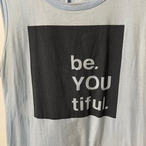 Lorna Jane be-YOU-tiful twist back tank